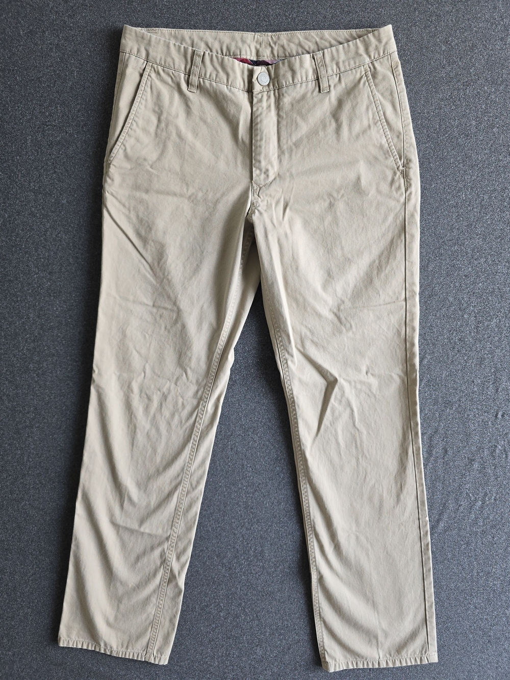 Bonobos Washed Chinos Pants Men's Size 31 Beige Tan Straight Fit